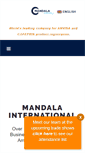 Mobile Screenshot of mandala-intl.com